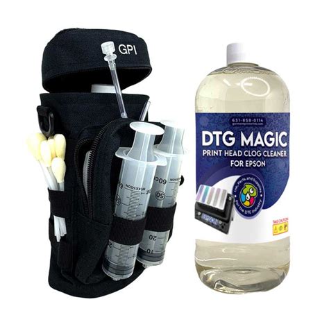 Achieve professional-grade results with the DTG Magic Clog Remover